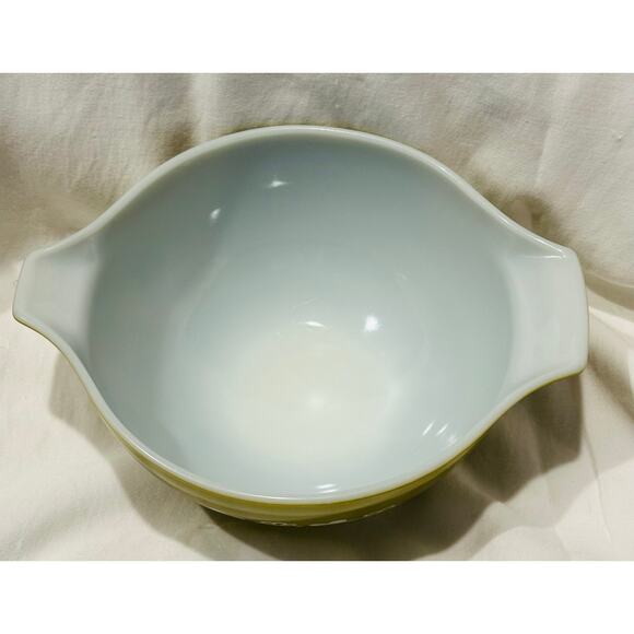 Vintage - Pyrex - 442 Green Spring Blossom Crazy Daisy 1 1/2 Quart Mixing Bowl - Picture 6 of 9